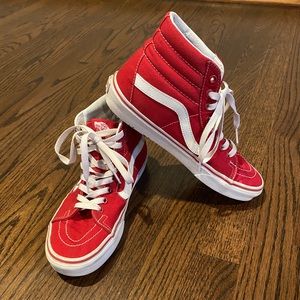 high top red vans